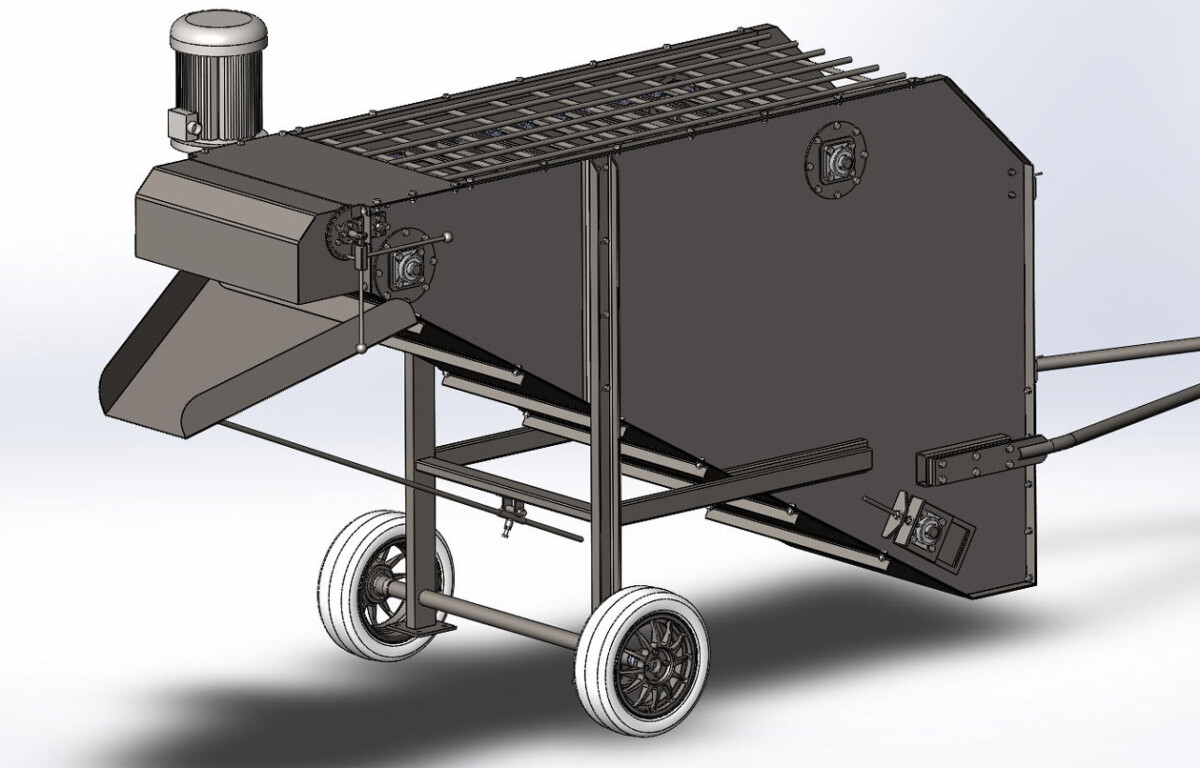 3D модель. Торфосмеситель.